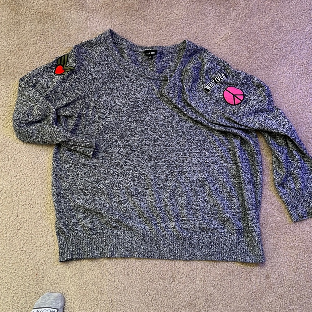 Torrid crew neck sweater